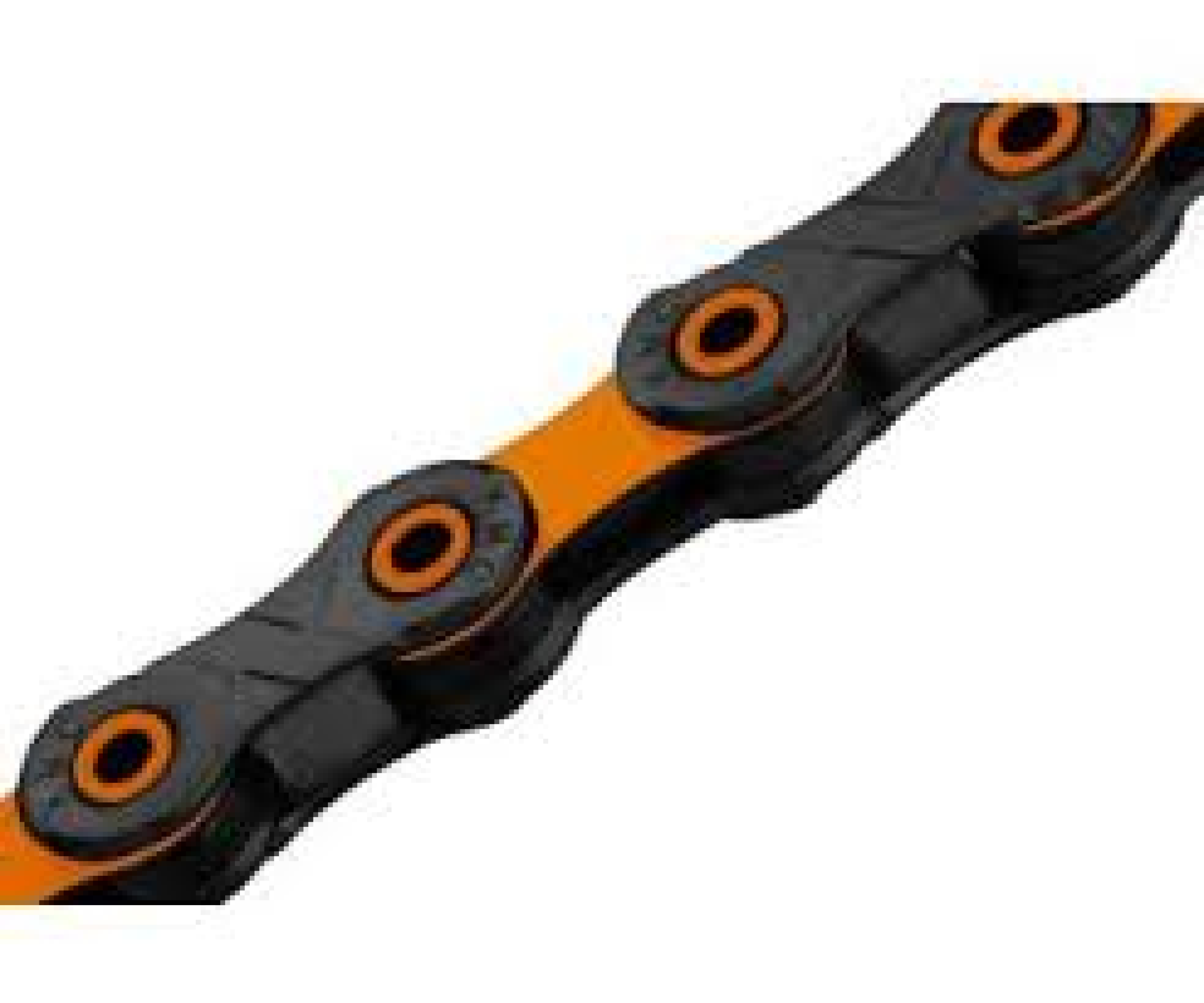 KMC Kette, X12 DLC, black/orange, 126 Glieder